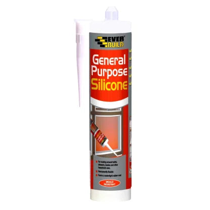 EVERBUILD SILICONE SEALANT 280ML