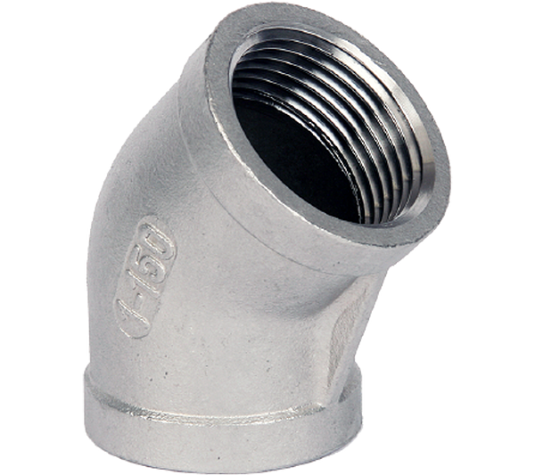 45 DEG ELBOW FF 316 STAINLESS STEEL 150LBS