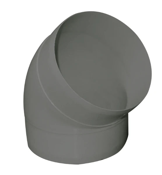 PVC CIRCULAR DUCT 45 DRGREE BEND