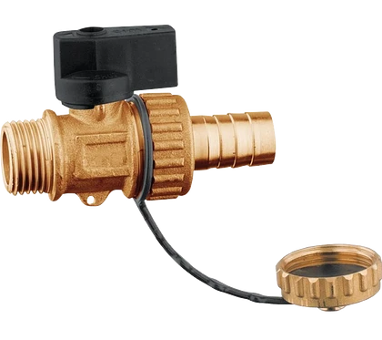 ART 11 HOSE UNION DRAIN COCK C/W CAP & CHAIN