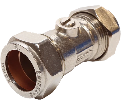 ART18 BRASS COMPRESSION SERVICE VALVES WRAS