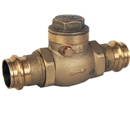ART194 BRASS SWING CHECK VALVE EPDM SEAT PRESS
