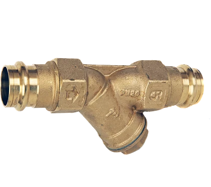 ART198 PRESS DZR BRASS Y TYPE STRAINER STAINLESS STEEL SCREEN EPDM SEAT