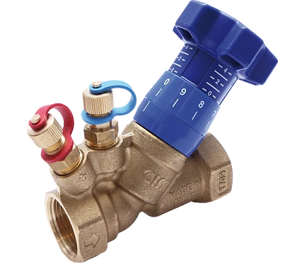 ART22 DZR BRASS FIXED ORIFICE DOUBLE REGULATING VALVE