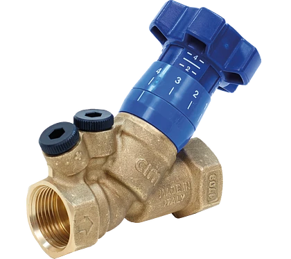 ART23 DZR BRASS DOUBLE REGULATING VALVE BSPP