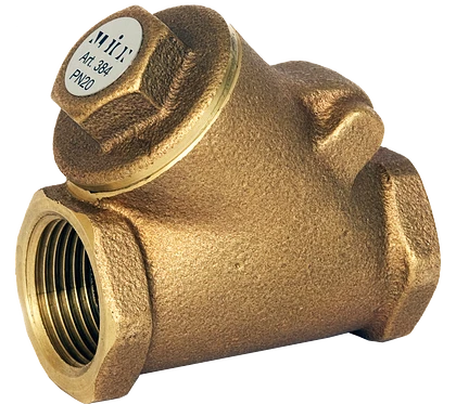 ART384 BRONZE SWING CHECK VALVE METAL SEAT WRAS