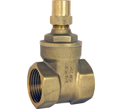 ART640 PN20 DZR BRASS GATE VALVE FULL BORE LOCKSHIELD WRAS