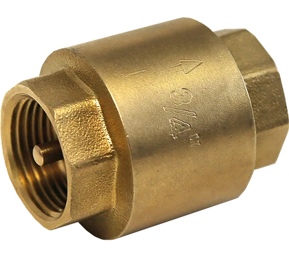 ART66 BRASS SPRING CHECK VALVE BRASS DISC NBR SEAT WRAS