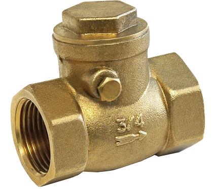 ART84M BRASS SWING CHECK VALVE METAL SEAT