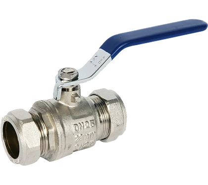 ART89 BRASS BALL VALVE FULL BORE COMPRESSION ENDS WRAS & EN331 GAS APPROVED