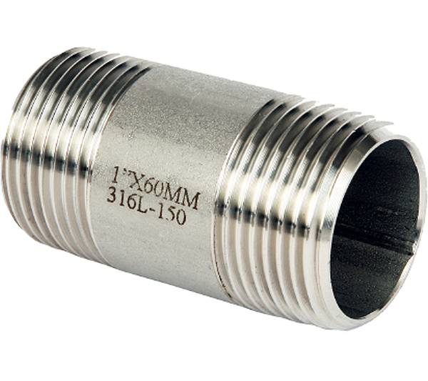 BARREL NIPPLE 316 STAINLESS STEEL 150LBS