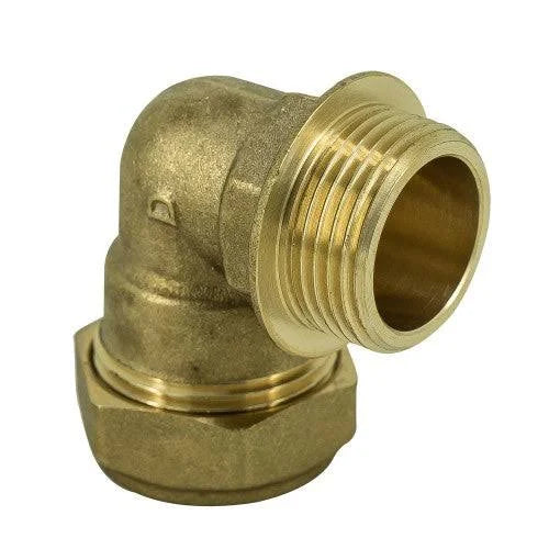 COPPER COMPRESSION MALE IRON TO COPPER BEND