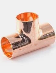 COPPER ENDFEED EQUAL TEE C X C X C