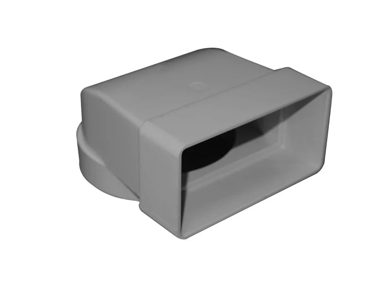 PVC FLAT CHANNEL DUCT 90 DEGREE ELBOW BEND