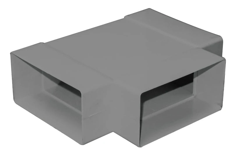 PVC FLAT CHANNEL DUCT HORIZONTAL EQUAL TEE