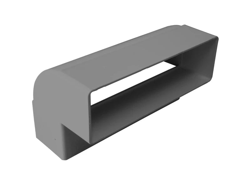 PVC FLAT CHANNEL DUCT 90 DEGREE VERTICAL BEND