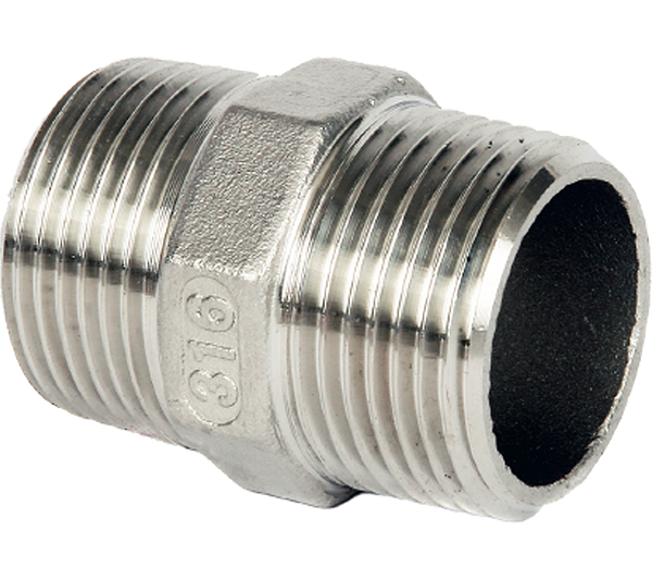 HEX NIPPLE 316 STAINLESS STEEL 150LBS