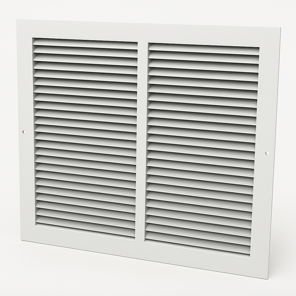PRESSED STEEL GRILLE PAINTNED RAL9010