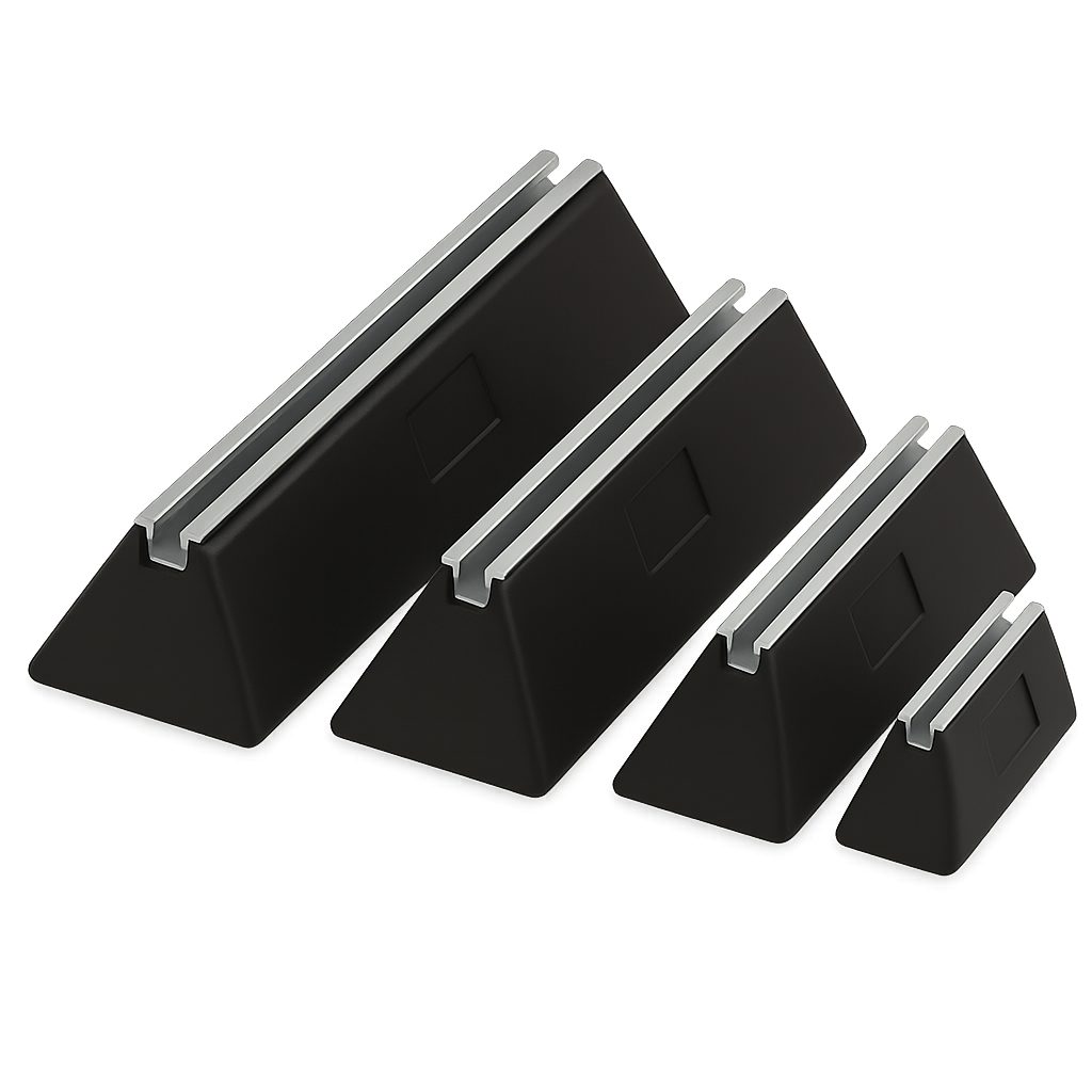STRUT FOOT C/W 41X21 ALUM CHANNEL INSERT