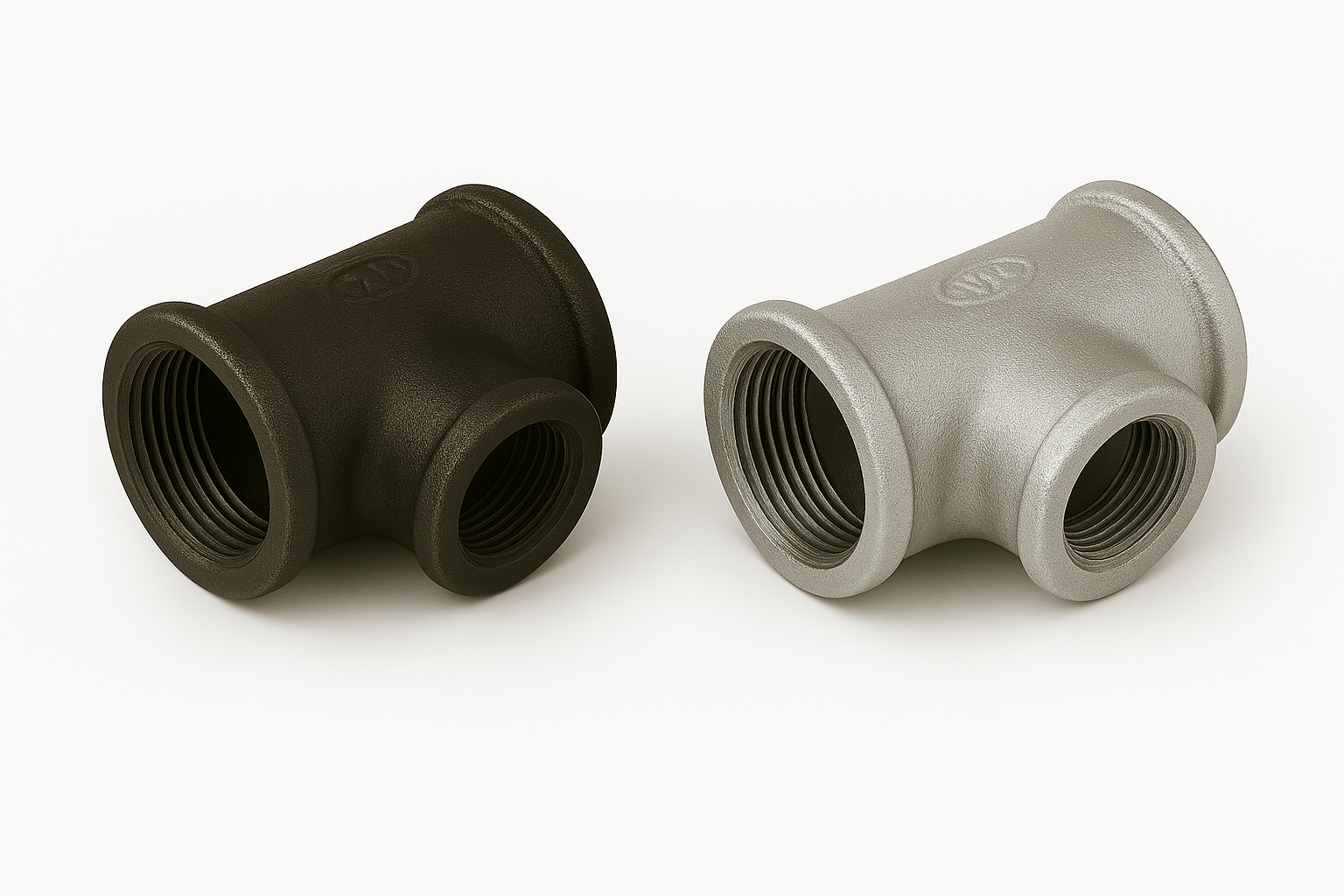 TSP FIG 130 REDUCING BRANCH TEE MALLEABLE FITTING