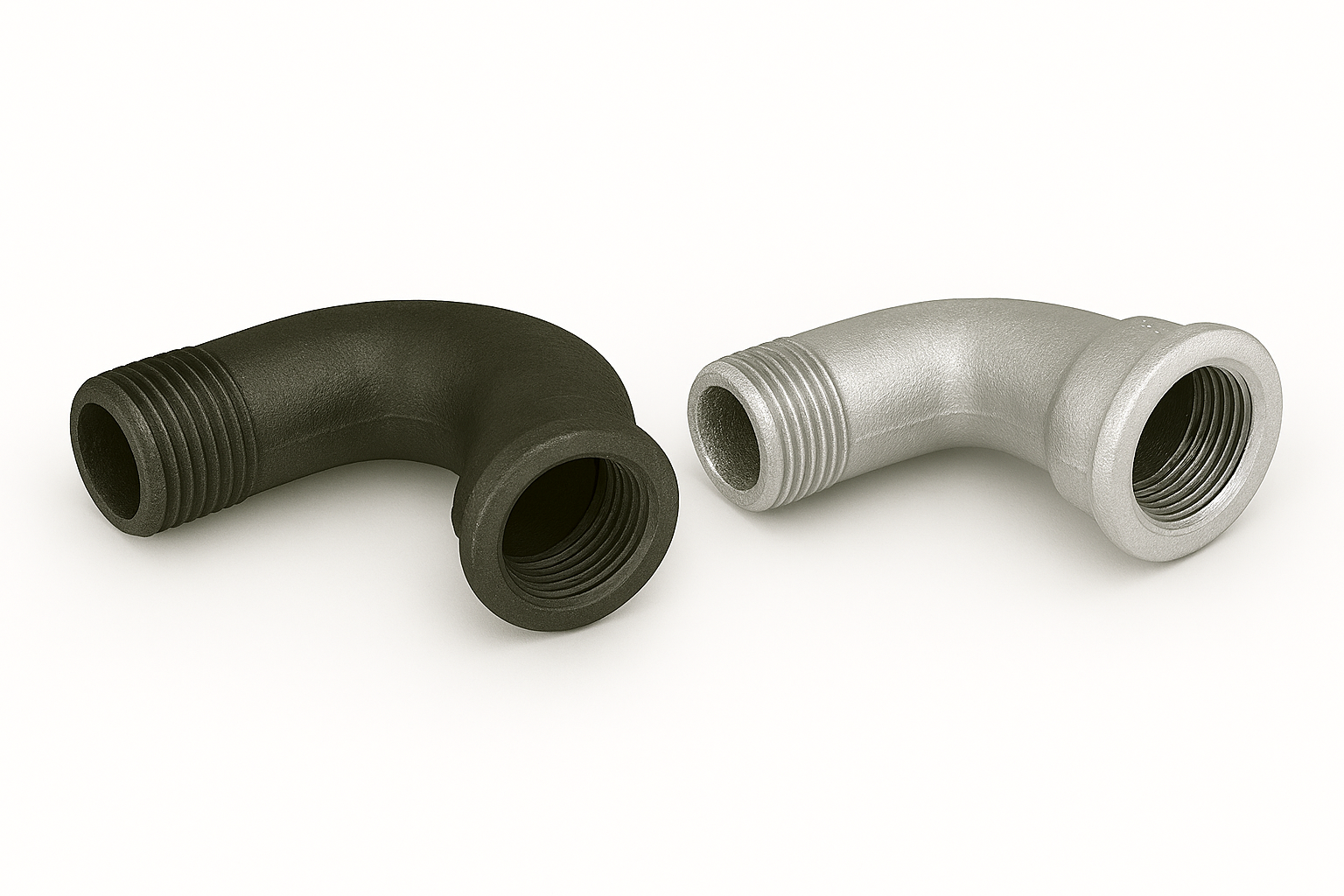 TSP FIG 1A MF 90 DEG BEND MALLEABLE FITTING