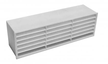 204MM X 60MM PVC FLAT CHANNEL DUCT AIRBRICK