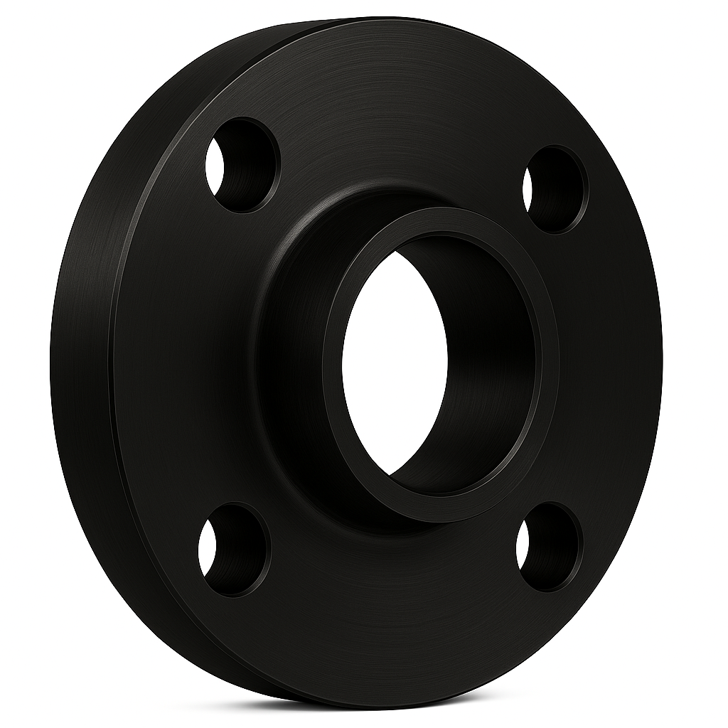 PN16 BLACK WELD NECK FLANGE